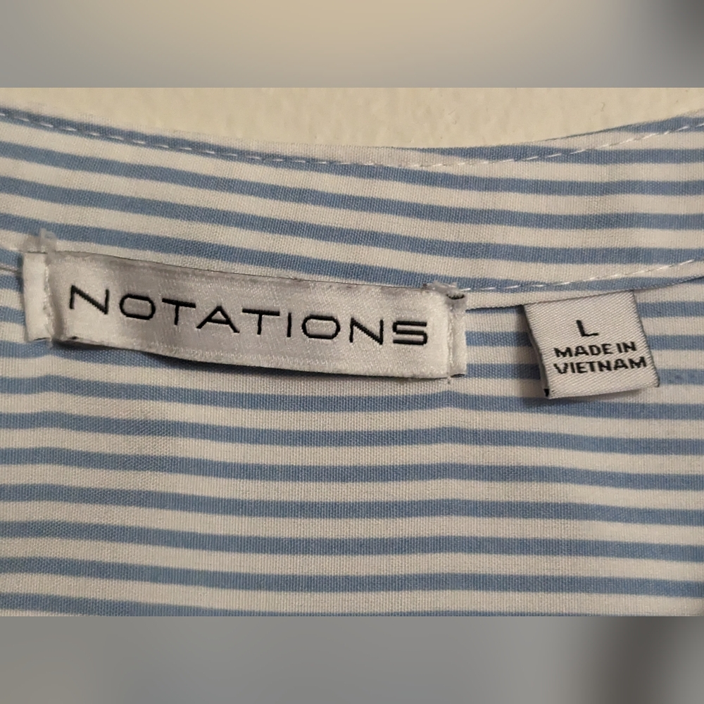 Notations Button-Up Top (L) - image 5
